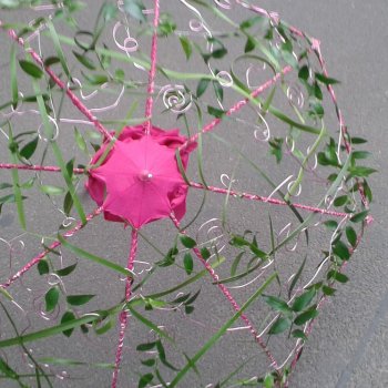 Brautschmuck floraler Schirm